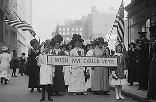 Womens march for vote